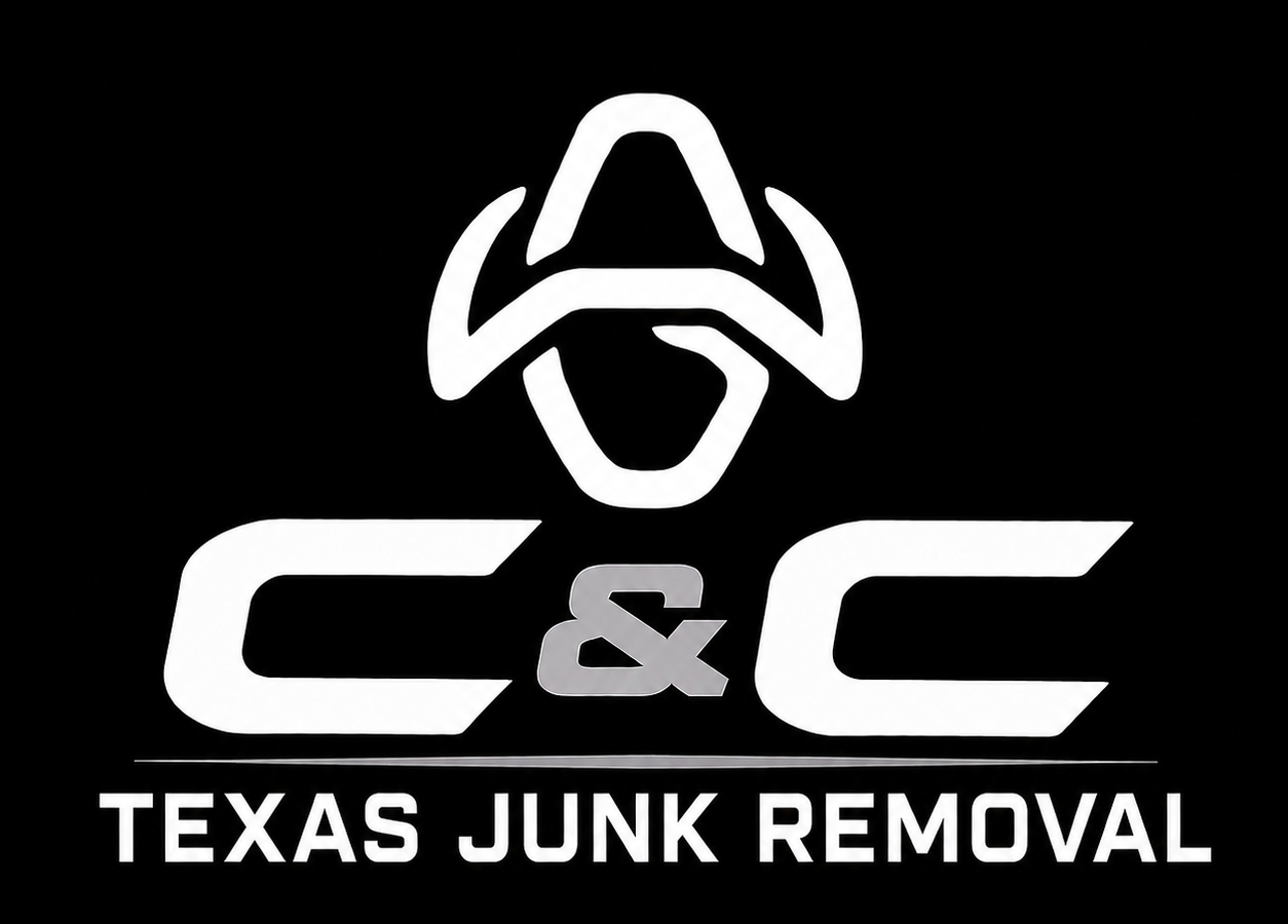 C&C Texas Junk Removal cowboy hat logo